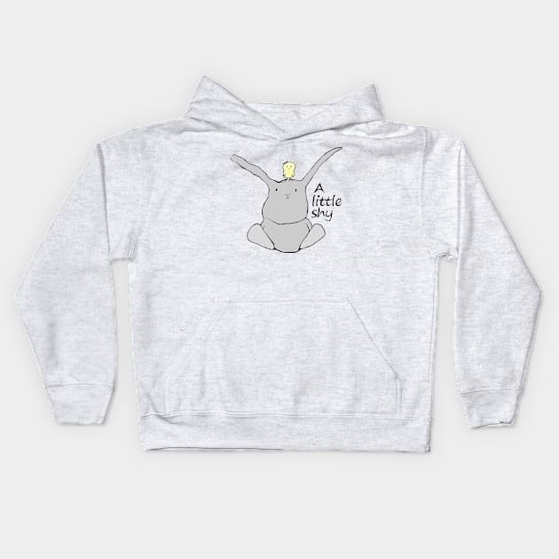 A little shy Kids Hoodie by msmart